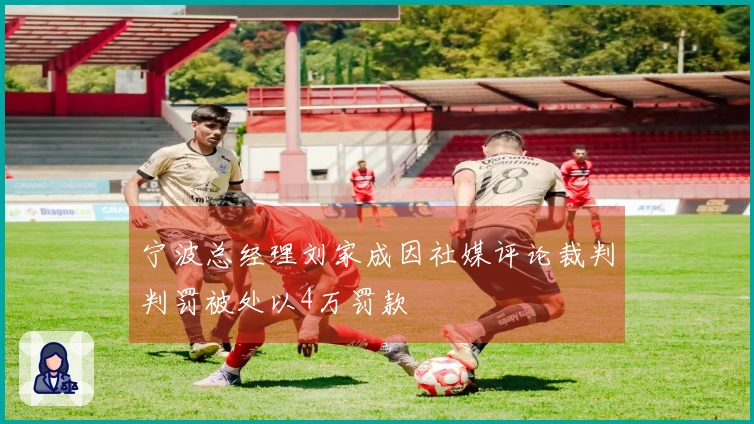 宁波总经理刘家成因社媒评论裁判判罚被处以4万罚款